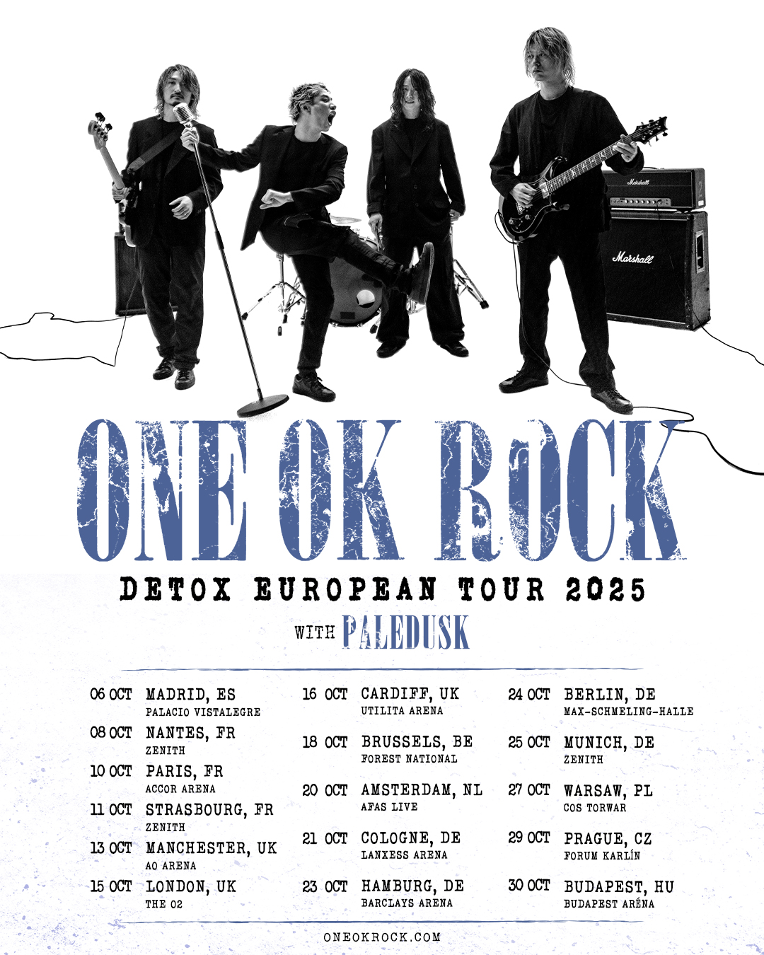 ONE OK ROCK DETOX European Tour 2025